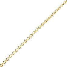 Load image into Gallery viewer, 14KT yellow gold round cable chain, 2.2 mm, 24 inches.
