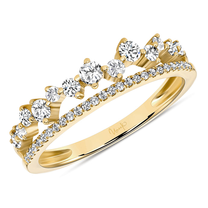 14KT Yellow Gold  Band with 0.40ctw diamonds, G/H-VS2/SI1 (4...