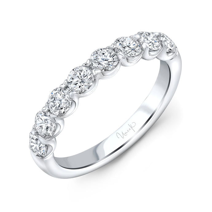 14KT White Gold  Band with 1.09ctw diamonds, G/H-VS2/SI1 (8 ...