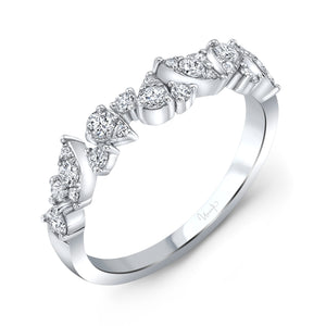 14KT White Gold  Band with 0.40ctw diamonds, G/H-VS2/SI1 (24...