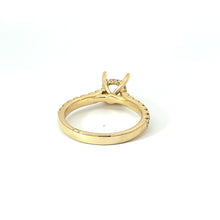 Load image into Gallery viewer, 14KT yellow gold semi-mount with 0.47ctw round diamonds, G/H...
